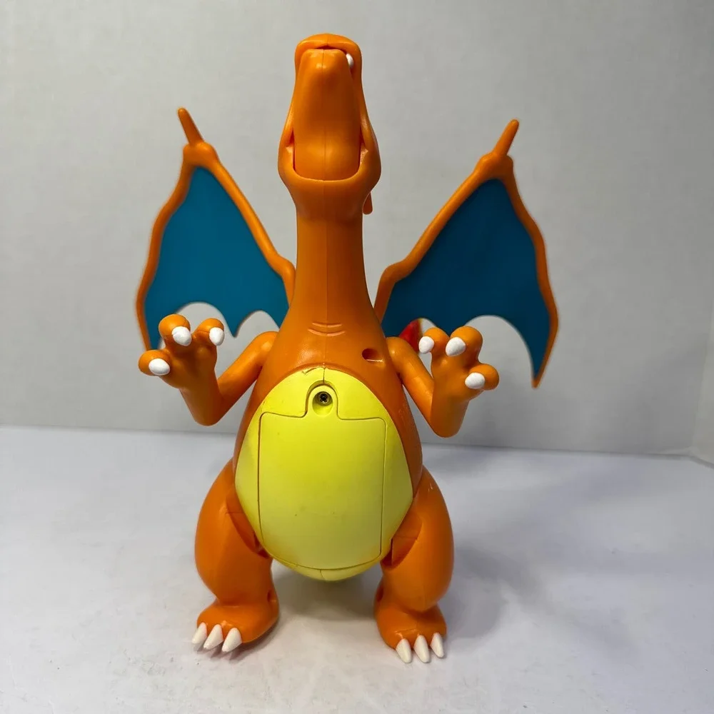 Pokemon Jazwares Charizard Interactive Action Figure Sound & Motion 2022 Toy EUC